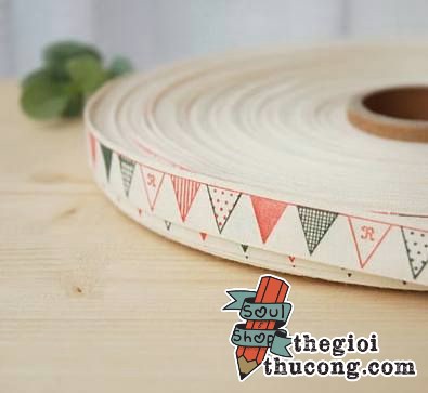 Dây ruybang cotton lá cờ