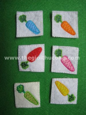 Carốt bằng vải nỉ