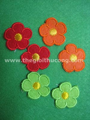 Hoa vải nỉ nhỏ 