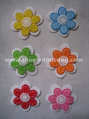 Hoa vải nỉ cánh đôi