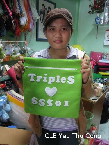 Chiếc gối của fan SS501