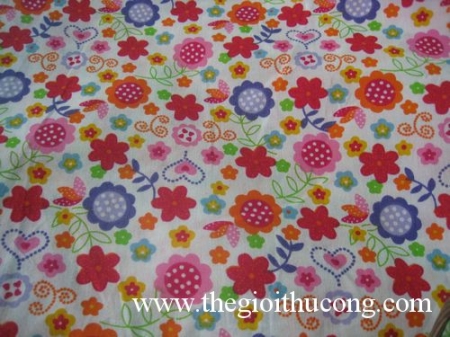 Vải hoa mẫu 1