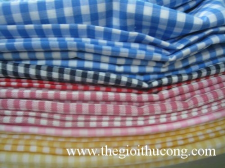 Vải caro trang trí các màu