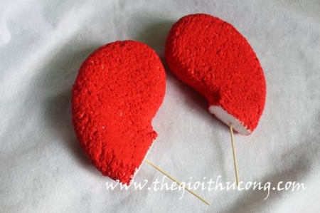 Tay xốp cho người tuyết