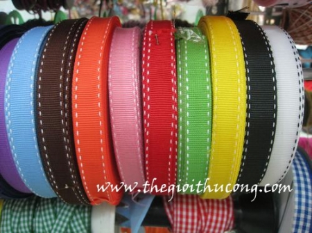 Dây ruybăng gân viền chỉ