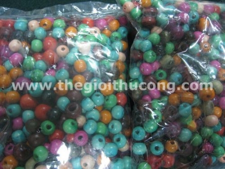 Bịch gỗ tròn nhiều màu