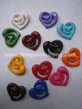 Nhựa hình tim các màu