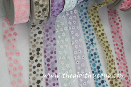 Dây rubang voan in hình hoa 2phân