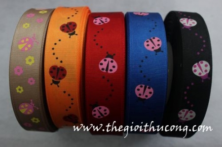 Dây ruybăng gân cánh cam 2 phân