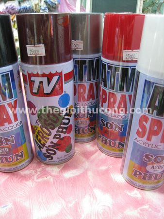 Sơn xịt màu acrylic