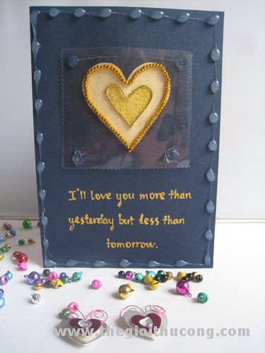 Thiệp  anh sẽ yêu em nhiều