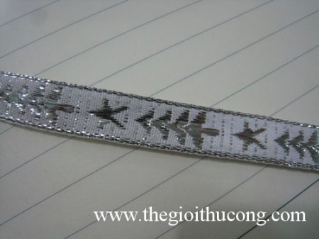 Ruybăng giáng sinh cây thông bạc