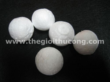 Mút xốp tròn làm hoa, đồ thủ công 3cm