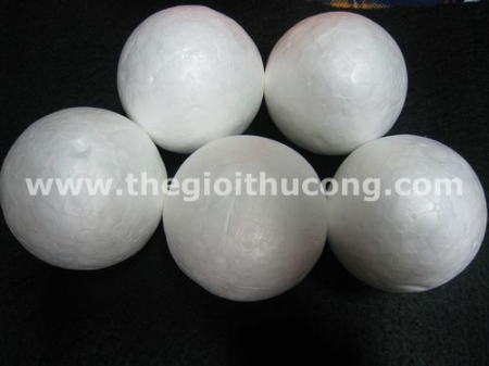 Mút xốp tròn làm hoa, đồ thủ công 10cm