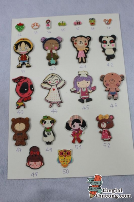 Nút gỗ kiểu loại đại