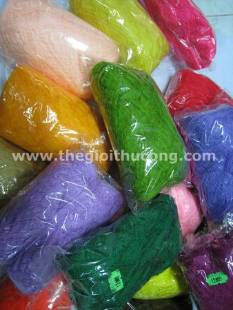 Len 2 sợi dùng đan móc, làm thủ công