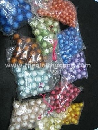 Bịch nhựa tròn lớn 2 màu đan xen