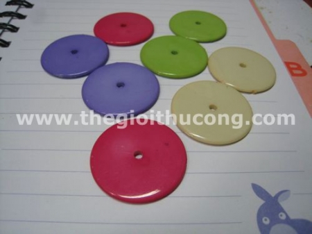Nút nhựa tròn 1 lỗ