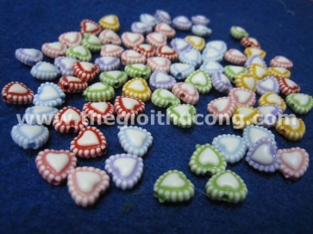 Hạt nhựa hình tim