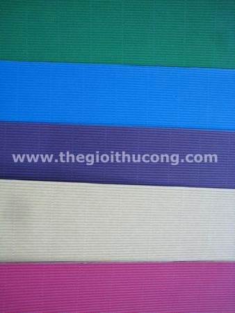  Giấy gợn sóng màu trơn ( 1 màu)