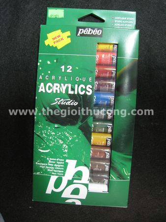 Màu acrylic vẽ vải dạng hộp