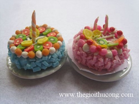 Hướng dẫn làm bánh kem đất sét miễn phí đây