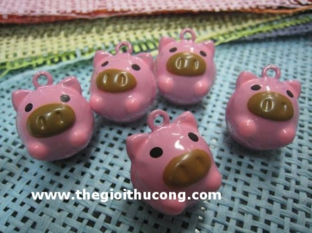 Lục lạc hình heo hồng