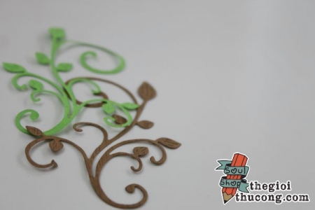 Giấy cành kiểu hoa văn