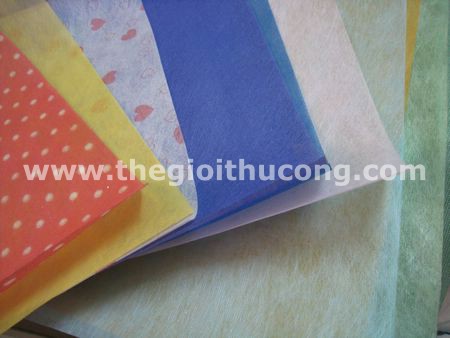 Giấy lụa thường các màu