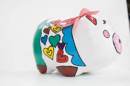 Cách vẽ heo đất thủ công