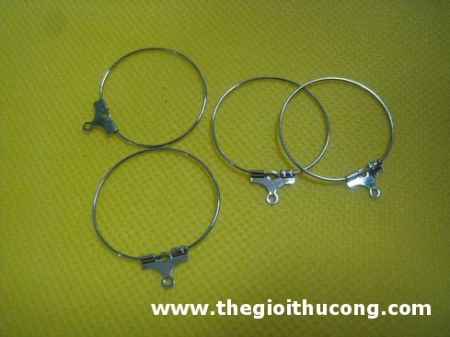 Khoen tròn to gắn bông tai