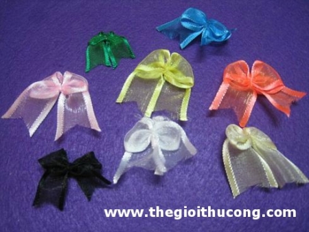 Nơ vải voan nhỏ