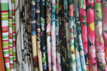 Vải thô hoa vintage chất thun nhẹ 