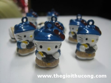 Lục lạc kitty nón xanh
