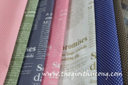 Giấy gói quà, trang trí, làm hộp, làm album