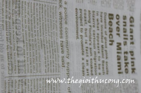 Giấy vintage - báo trắng