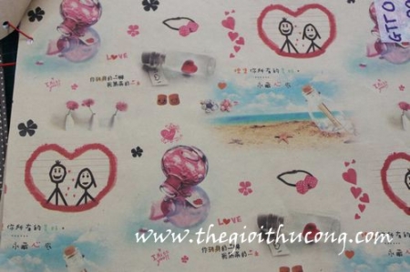 Giấy gói vintage 04