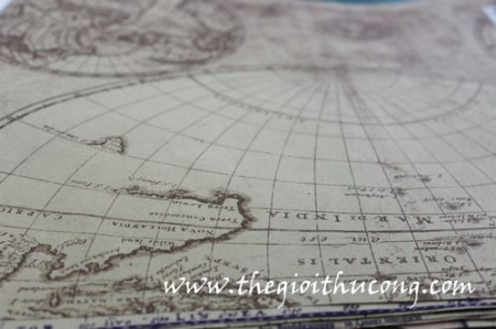 Giấy bản đồ 01 nâu