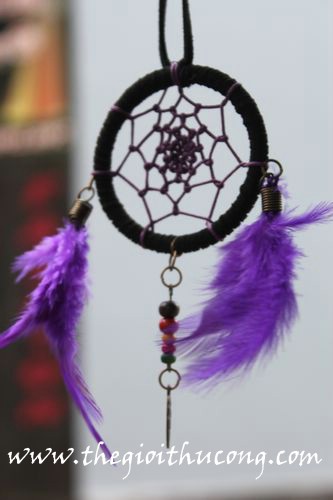  Dreamcatcher mẫu 9 ( tím - đen)