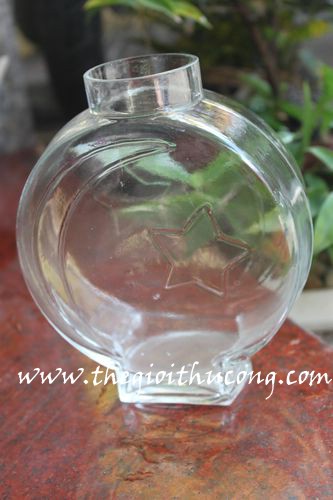 Lọ thuỷ tinh trăng sao S10