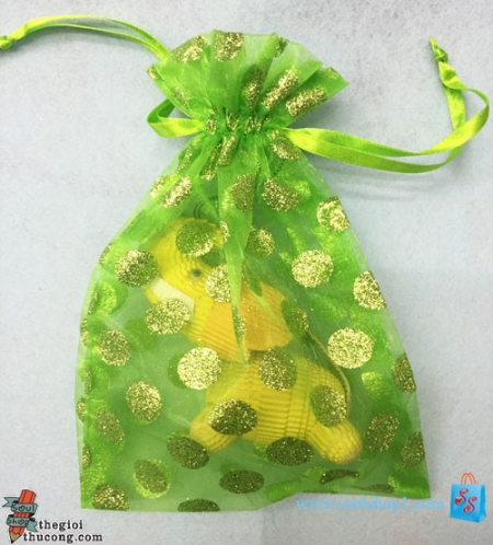 Túi thơm (túi vải dây rút đựng quà) - 15 x 22 cm
