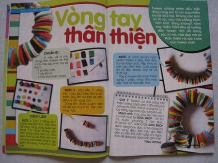 Vòng tay thân thiện ( làm vòng tay từ vải nỉ)